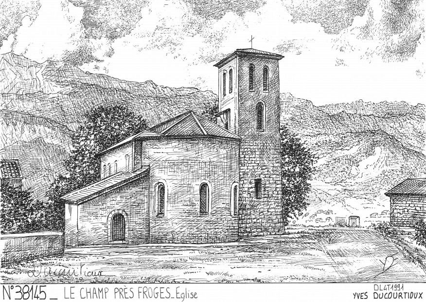 N 38145 - LE CHAMP PRES FROGES - glise